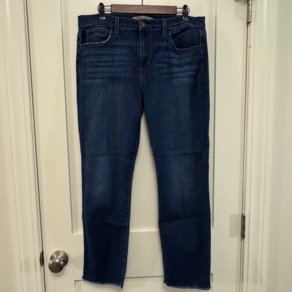Joe's Jeans Dark Blue Straight Leg Women's Jeans